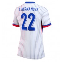 Maglie da calcio Francia Theo Hernandez #22 Seconda Maglia Femminile Europei 2024 Manica Corta